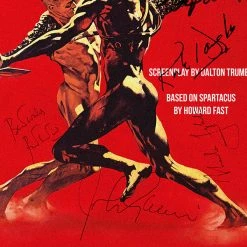 RARE-T Spartacus 1960 Transcript Limited Signature Edition Studio Licensed Custom Frame