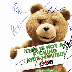 RARE-T Limited Edition Frames Ted Script Limited Signature Edition Studio Licensed Custom Frame