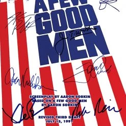 RARE-T A Few Good Men Script Limited Signature Edition Studio Licensed Custom Frame 16 RARE-T A Few Good Men Script Limited Signature Edition Studio Licensed Custom Frame