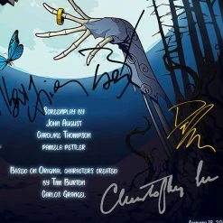 RARE-T Tim Burton's Corpse Bride Script Limited Signature Edition Studio Licensed Custom Frame