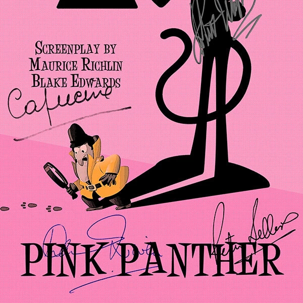 RARE-T Limited Edition Frames Pink Panther 1963 Transcript Limited Signature Edition Studio Licensed Custom Frame 5 RARE-T Limited Edition Frames Pink Panther 1963 Transcript Limited Signature Edition Studio Licensed Custom Frame