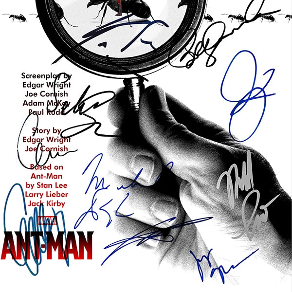 RARE-T Ant-Man Transcript Limited Signature Edition Studio Licensed Custom Frame Limited Edition Frames 6 RARE-T Ant-Man Transcript Limited Signature Edition Studio Licensed Custom Frame Limited Edition Frames