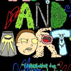 RARE-T Rick And Morty Script Limited Signature Edition Studio Licensed Custom Frame