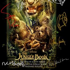 RARE-T Limited Edition Frames The Jungle Book (2016) Transcript Limited Signature Edition Studio Licensed Custom Frame