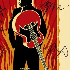 RARE-T Limited Edition Frames Walk The Line Script Limited Signature Edition Studio Licensed Custom Frame