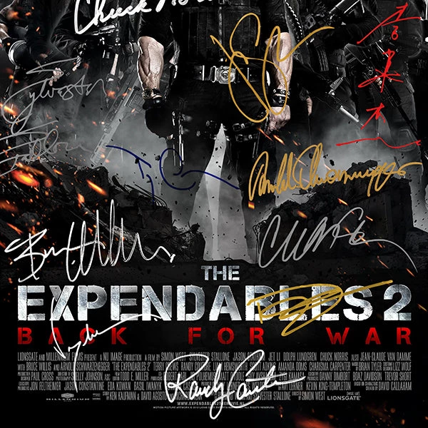 RARE-T The Expendables 2 Mini Poster Limited Signature Edition Studio Licensed Custom Frame 5 RARE-T The Expendables 2 Mini Poster Limited Signature Edition Studio Licensed Custom Frame