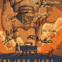 RARE-T Limited Edition Frames Iron Giant Script Limited Signature Edition Studio Licensed Custom Frame