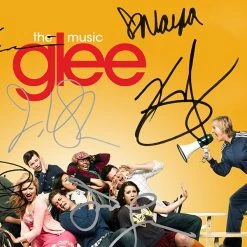 RARE-T Glee The Music Gold LP Limited Signature Edition Studio Licensed Custom Frame