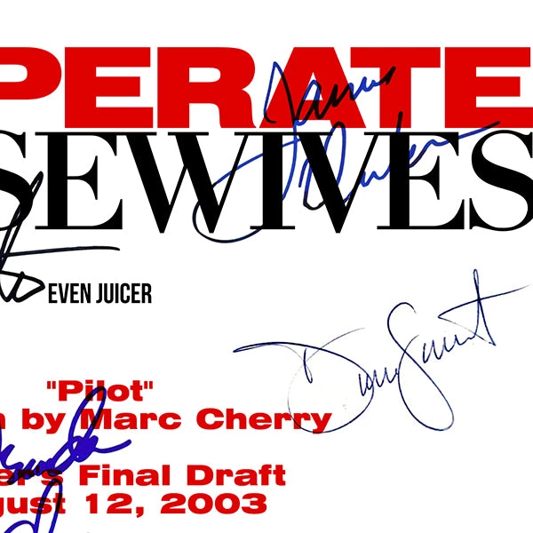 RARE-T Desperate Housewives Script Limited Signature Edition Studio Licensed Custom Frame Limited Edition Frames 6 RARE-T Desperate Housewives Script Limited Signature Edition Studio Licensed Custom Frame Limited Edition Frames