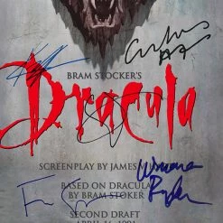 RARE-T Limited Edition Frames Dracula Bram Stoker's Script Limited Signature Edition Studio Licensed Custom Frame