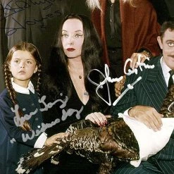 RARE-T The Addams Family Cast Photo Limited Signature Edition Studio Licensed Custom Frame Limited Edition Frames