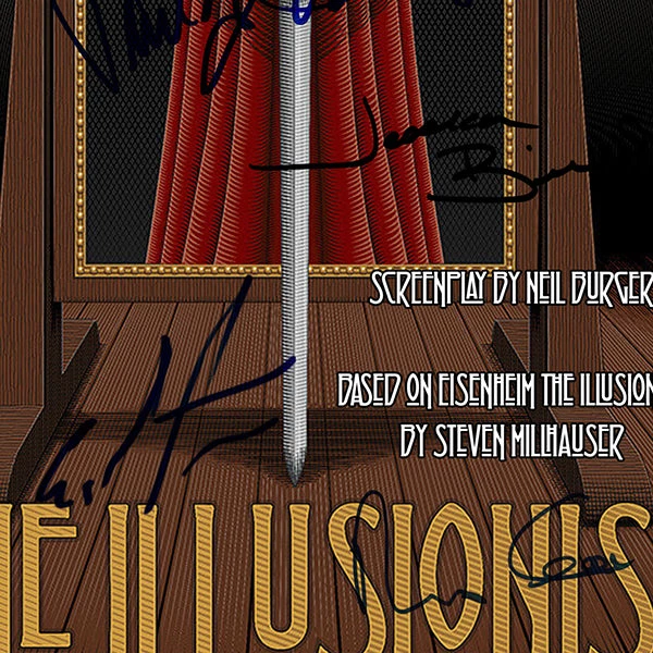 RARE-T The Illusionist Script Limited Signature Edition Studio Licensed Custom Frame 5 RARE-T The Illusionist Script Limited Signature Edition Studio Licensed Custom Frame