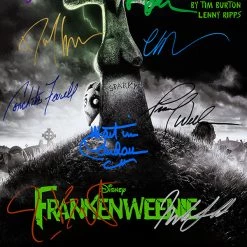 RARE-T Limited Edition Frames Frankenweenie Script Limited Signature Edition Studio Licensed Custom Frame