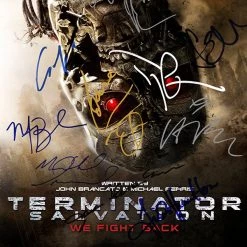 RARE-T Terminator Salvation Script Limited Signature Edition Studio Licensed Custom Frame