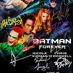 RARE-T Batman Forever Poster Limited Signature Edition Studio Licensed Custom Frame