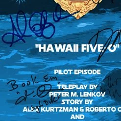 RARE-T Limited Edition Frames Hawaii Five-O 2010 Script Limited Signature Edition Studio Licensed Custom Frame