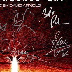 RARE-T Limited Edition Frames Independence Day - Original Soundtrack Recording Platinum LP Limited Signature Edition Studio Licensed Custom Frame