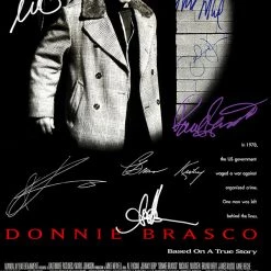 RARE-T Donnie Brasco Mini Poster Limited Signature Edition Studio Licensed Custom Frame Limited Edition Frames
