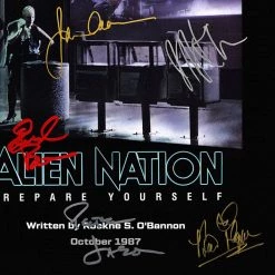 RARE-T Limited Edition Frames Alien Nation 1988 Script Limited Signature Edition Studio Licensed Custom Frame