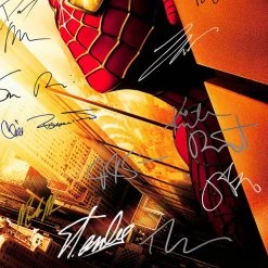 RARE-T Spider-Man (2002) Movie Mini Poster Limited Signature Edition Studio Licensed Custom Frame