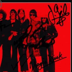 RARE-T Limited Edition Frames The J. Geils Band Bloodshot Gold LP Limited Signature Edition Studio Licensed Custom Frame