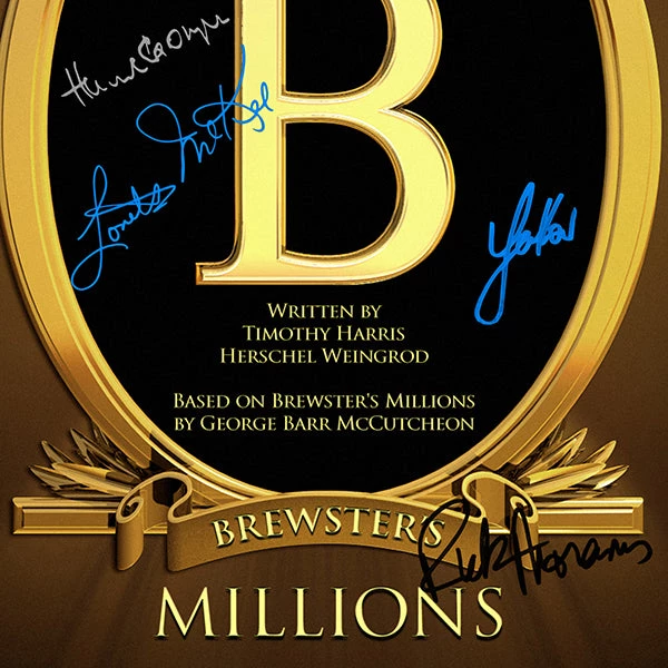 RARE-T Brewster's Millions Transcript Limited Signature Edition Studio Licensed Custom Frame Limited Edition Frames 6 RARE-T Brewster's Millions Transcript Limited Signature Edition Studio Licensed Custom Frame Limited Edition Frames