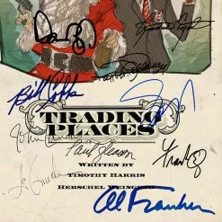 RARE-T Trading Places Transcript Limited Signature Edition Studio Licensed Custom Frame