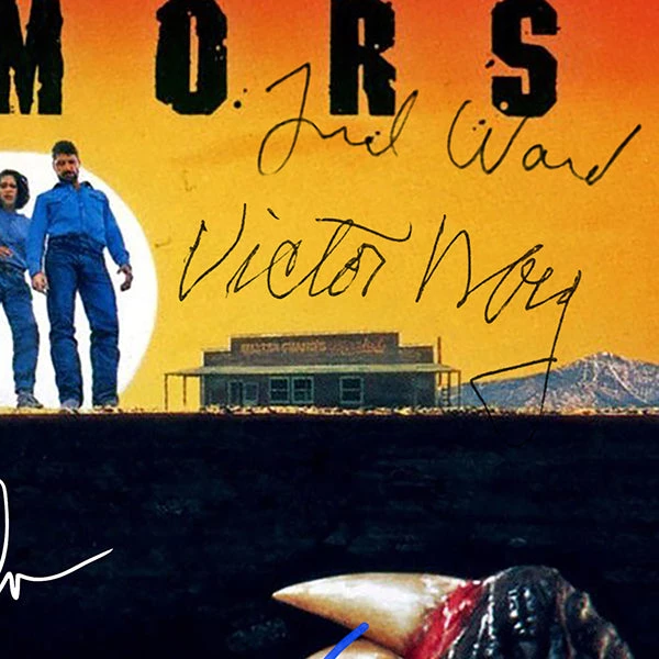 RARE-T Tremors Photo & VHS Limited Signature Edition Studio Licensed Custom Frame NEW 5 RARE-T Tremors Photo & VHS Limited Signature Edition Studio Licensed Custom Frame NEW