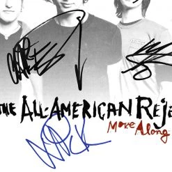RARE-T All-American Rejects - Move Along Gold LP Limited Signature Edition Studio Licensed Custom Frame