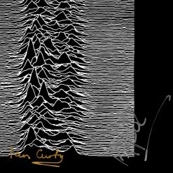 RARE-T Joy Division - Unknown Pleasures LP Cover Limited Signature Edition Studio Licensed Custom Frame 12 RARE-T Joy Division - Unknown Pleasures LP Cover Limited Signature Edition Studio Licensed Custom Frame