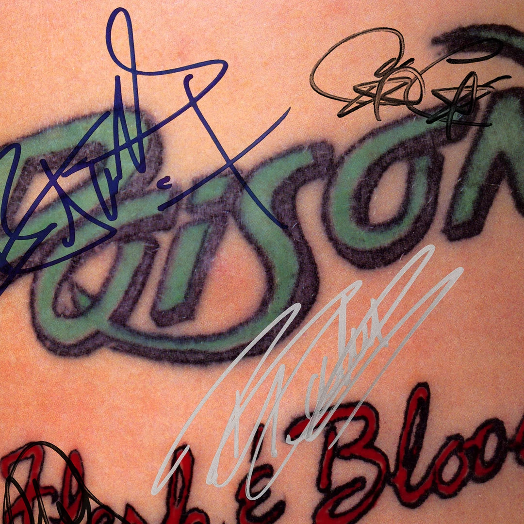 RARE-T Poison Flesh & Blood Gold LP Limited Signature Edition Studio Licensed Custom Frame 3 RARE-T Poison Flesh & Blood Gold LP Limited Signature Edition Studio Licensed Custom Frame