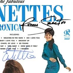 RARE-T The Ronettes - Presenting The Fabulous Ronettes Featuring Veronica Gold LP Limited Signature Edition Studio Licensed Custom Frame Limited Edition Frames