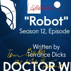 RARE-T Doctor Who (4th) Script Limited Signature Edition Studio Licensed Custom Frame