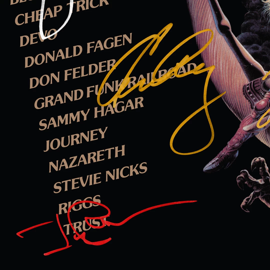 RARE-T Heavy Metal - Soundtrack Gold LP Limited Signature Edition Studio Licensed Custom Frame 5 RARE-T Heavy Metal - Soundtrack Gold LP Limited Signature Edition Studio Licensed Custom Frame