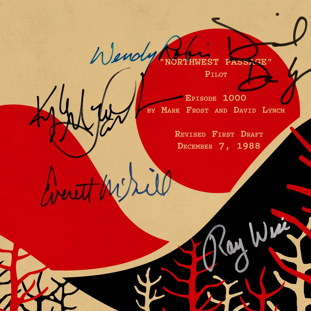 RARE-T Twin Peaks (1990) Script Limited Signature Edition Studio Licensed Custom Frame Limited Edition Frames 6 RARE-T Twin Peaks (1990) Script Limited Signature Edition Studio Licensed Custom Frame Limited Edition Frames