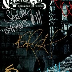 RARE-T Cypress Hill III - Temples Of Boom Platinum LP Limited Signature Edition Studio Licensed Custom Frame