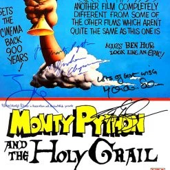 RARE-T Monty Python And The Holy Grail Mini Poster Limited Signature Edition Studio Licensed Custom Frame Limited Edition Frames