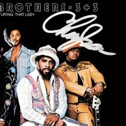 RARE-T Isley Brothers - 3+3 LP Cover Limited Signature Edition Studio Licensed Custom Frame