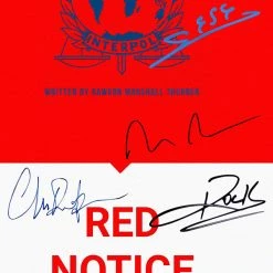 RARE-T Limited Edition Frames Red Notice Transcript Limited Signature Edition Studio Licensed Custom Frame