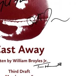 RARE-T Cast Away Script Limited Signature Edition Studio Licensed Custom Frame Limited Edition Frames