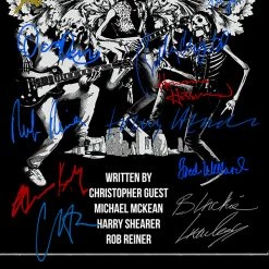 RARE-T This Is Spinal Tap Script Limited Signature Edition Studio Licensed Custom Frame Limited Edition Frames