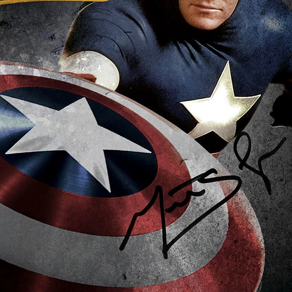 RARE-T Captain America (1990) Photo Limited Signature Edition Studio Licensed Custom Frame Limited Edition Frames 5 RARE-T Captain America (1990) Photo Limited Signature Edition Studio Licensed Custom Frame Limited Edition Frames