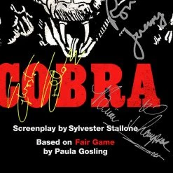 RARE-T Cobra Transcript Limited Signature Edition Studio Licensed Custom Frame 16 RARE-T Cobra Transcript Limited Signature Edition Studio Licensed Custom Frame