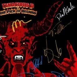 RARE-T Limited Edition Frames Tenacious D In The Pick Of Destiny Transcript Limited Signature Edition Studio Licensed Custom Frame