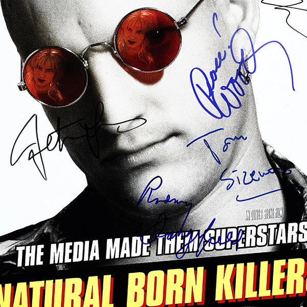 RARE-T Natural Born Killers Mini Poster Limited Signature Edition Studio Licensed Custom Frame 5 RARE-T Natural Born Killers Mini Poster Limited Signature Edition Studio Licensed Custom Frame