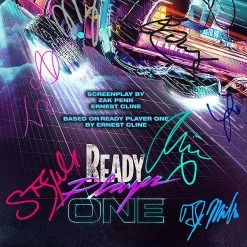 RARE-T Ready Player One Script Limited Signature Edition Studio Licensed Custom Frame Limited Edition Frames