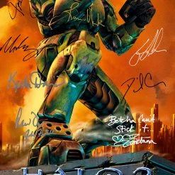 RARE-T Halo 2 Mini Poster Limited Signature Edition Studio Licensed Custom Frame Limited Edition Frames