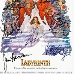 RARE-T Labyrinth Mini Poster Limited Signature Edition Studio Licensed Custom Frame
