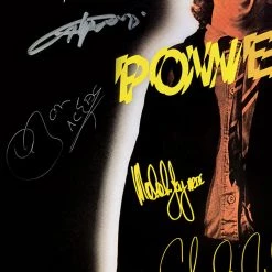 RARE-T AC/DC - Powerage Platinum LP Limited Signature Edition Studio Licensed Custom Frame Limited Edition Frames