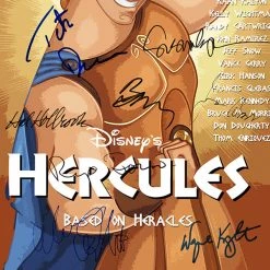 RARE-T Limited Edition Frames Hercules 1997 Script Limited Signature Edition Studio Licensed Custom Frame